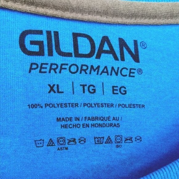 Turbo Bowling Driven2Bowl Men's XL Blue Tee Shirt - Picture 4 of 11